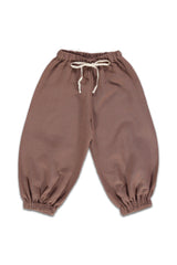 Pantalon Bébé en Coton Bio -  LiiLU  -  Pantalon Lou Chocolat Marron- Photo 1