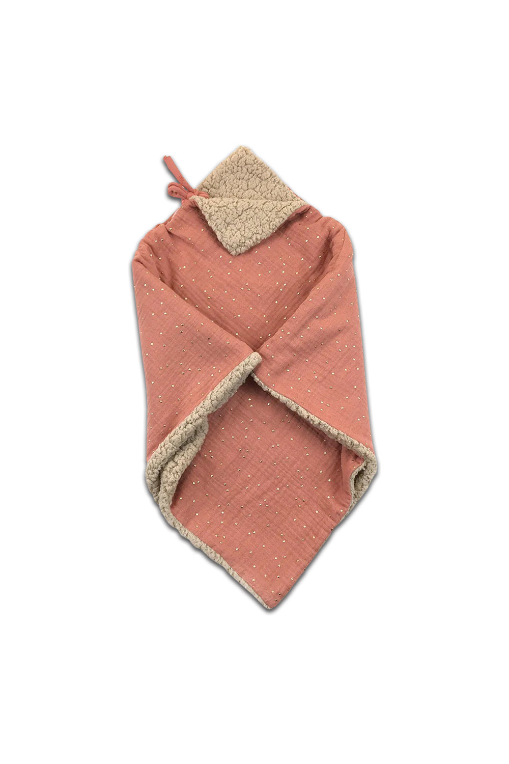 Poncho polaire, bébé enfant Ecru Doré Sherpa – Petit Pote